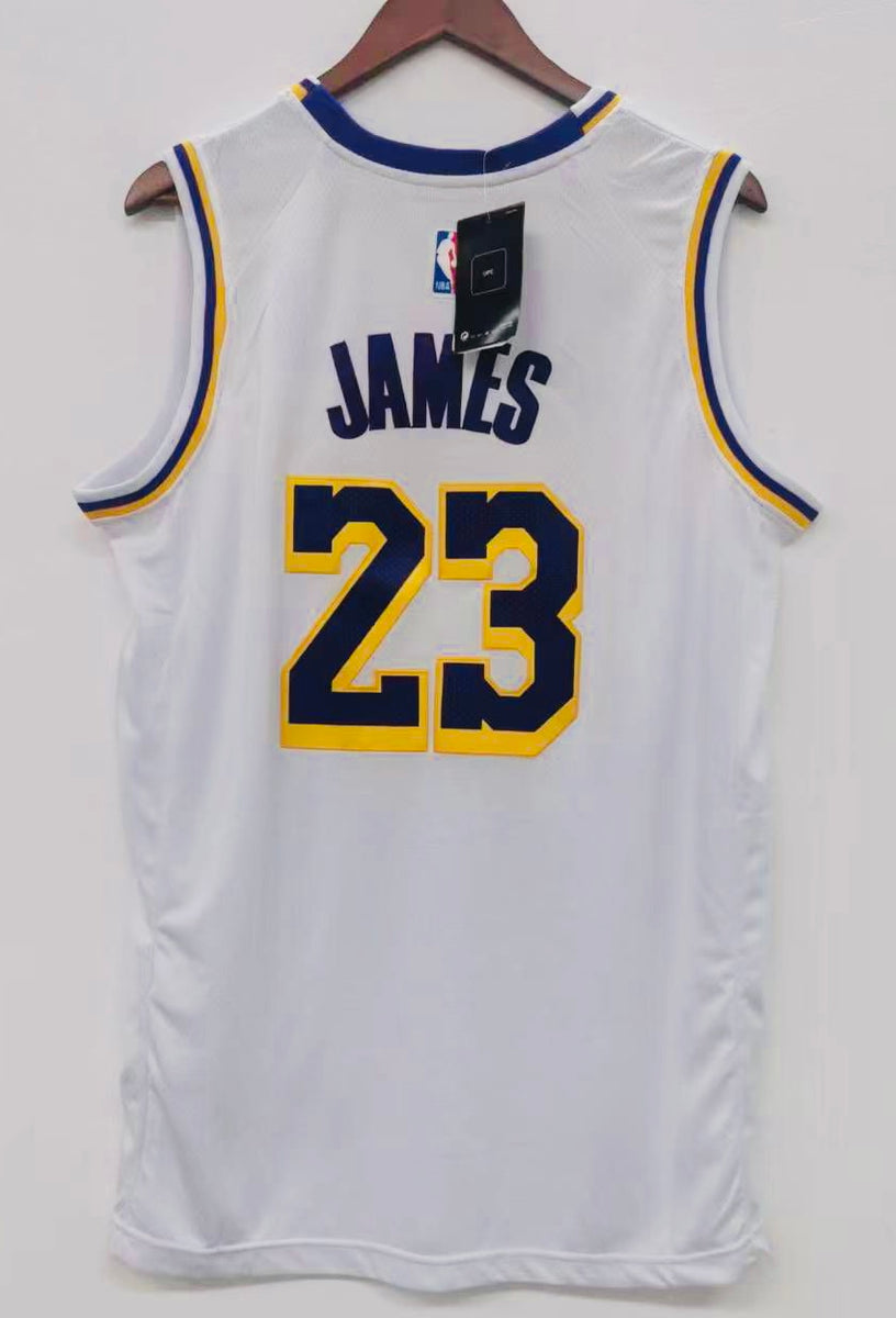 Lebron james discount lakers jersey white