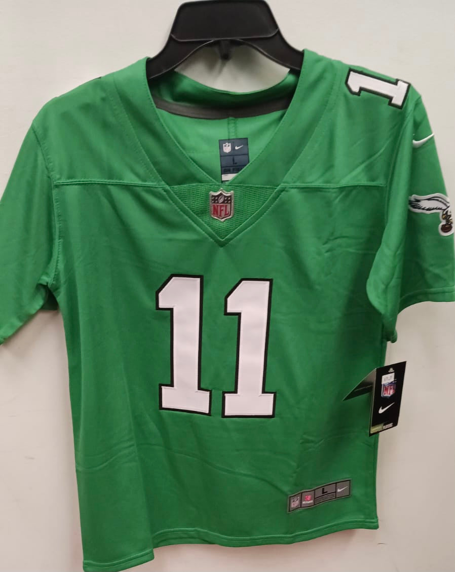 A.J. Brown YOUTH Philadelphia Eagles Jersey Kelly green – Classic Authentics