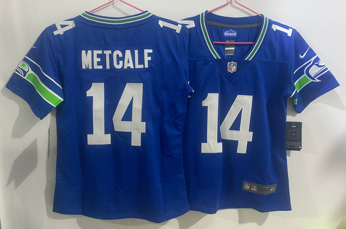 D K Metcalf Seattle Seahawks Jersey white – Classic Authentics