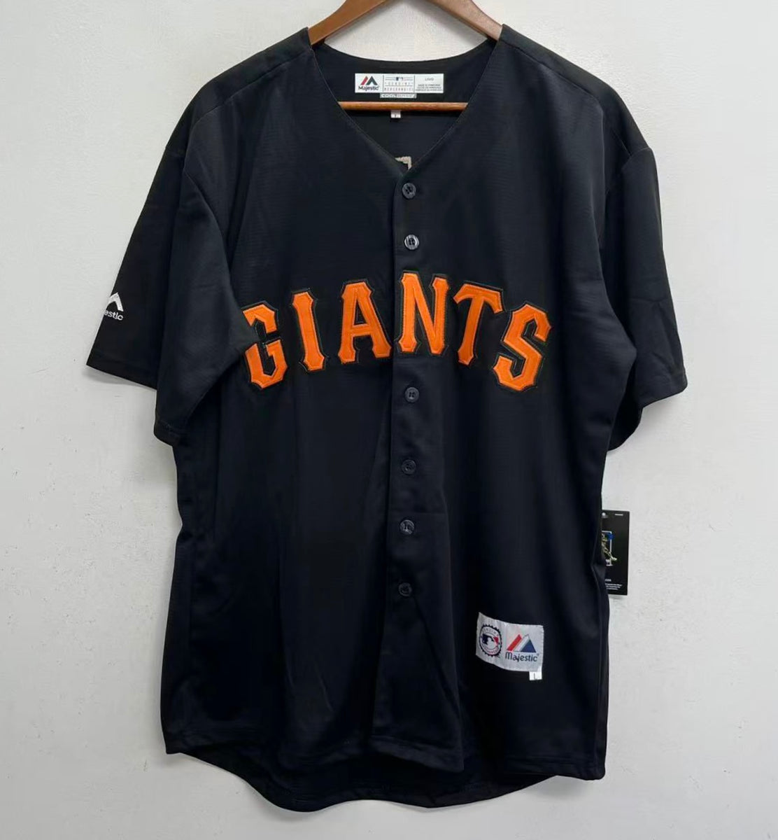 San Francisco GIANTS ユニフォーム L Majestic Tim Lincecum San Francisco Giants Official MLB Majestic Jersey