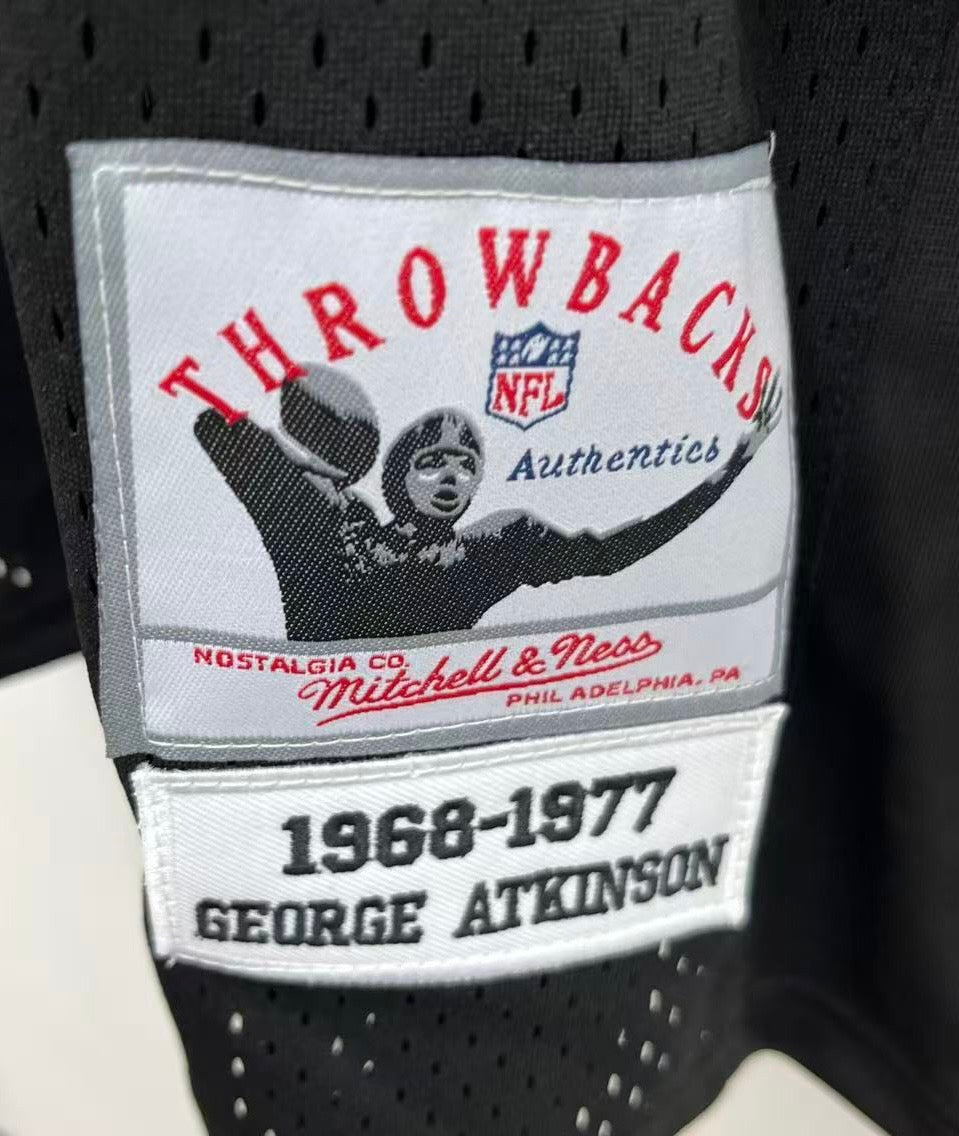 George Atkinson Oakland Raiders Official NFL Mitchell & Ness