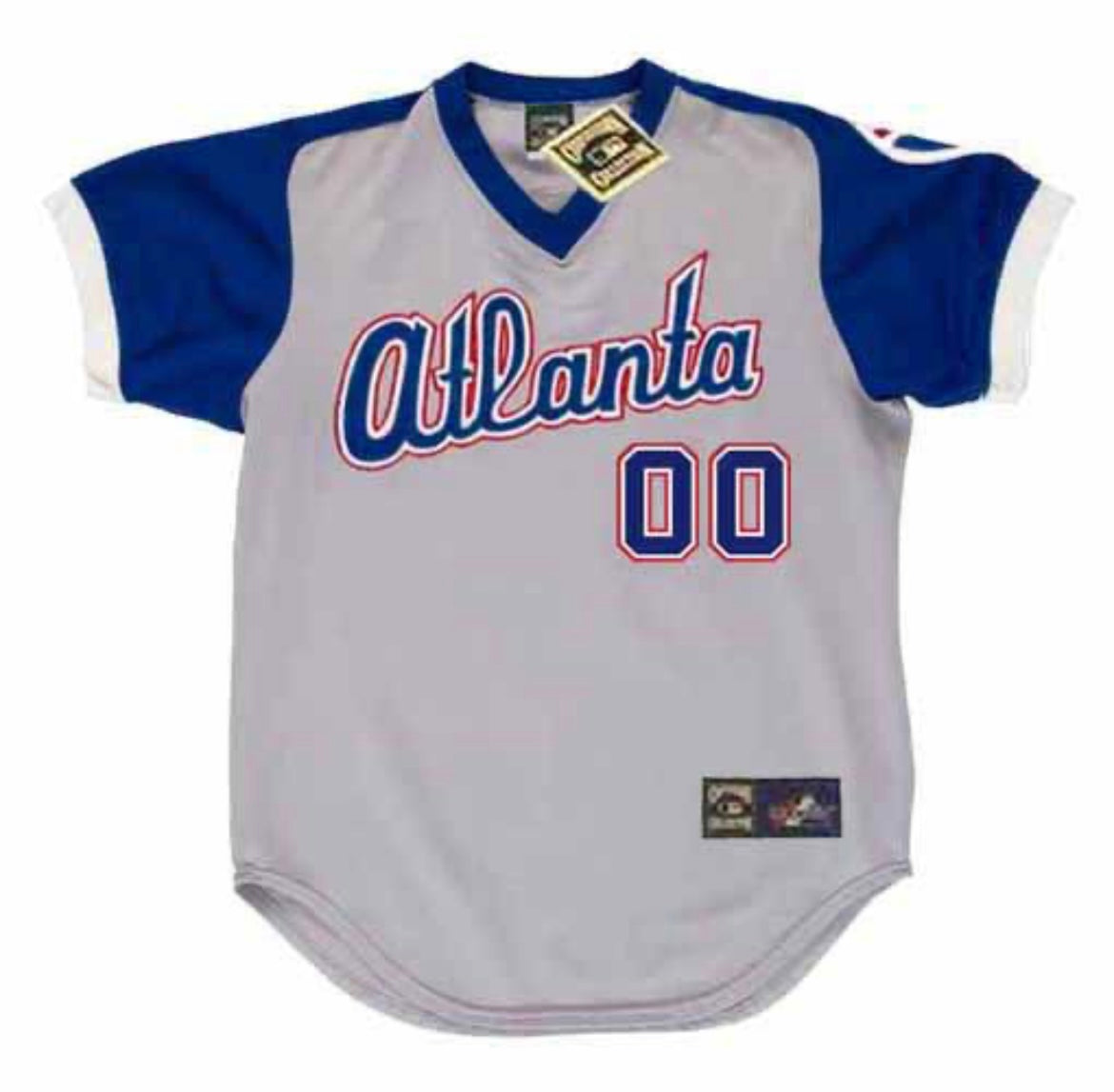 ウェア Jersey Tee BRAVES MLB Any name & Number Custom 1970's Atlanta Braves Official MLB