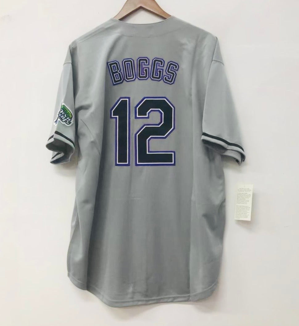 Wade Boggs Tampa Bay Rays Jersey Mitchell & Ness – Classic