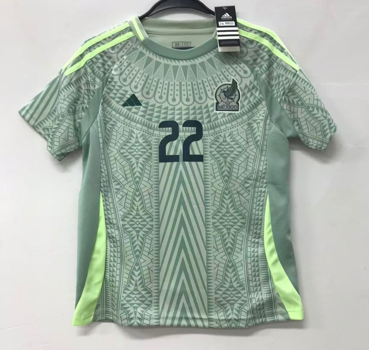 【限定品】バトルスタディーズ　横羽間ユニフォーム　XO Santiago Gimenez Mexico National Team adidas Youth 2025 Third