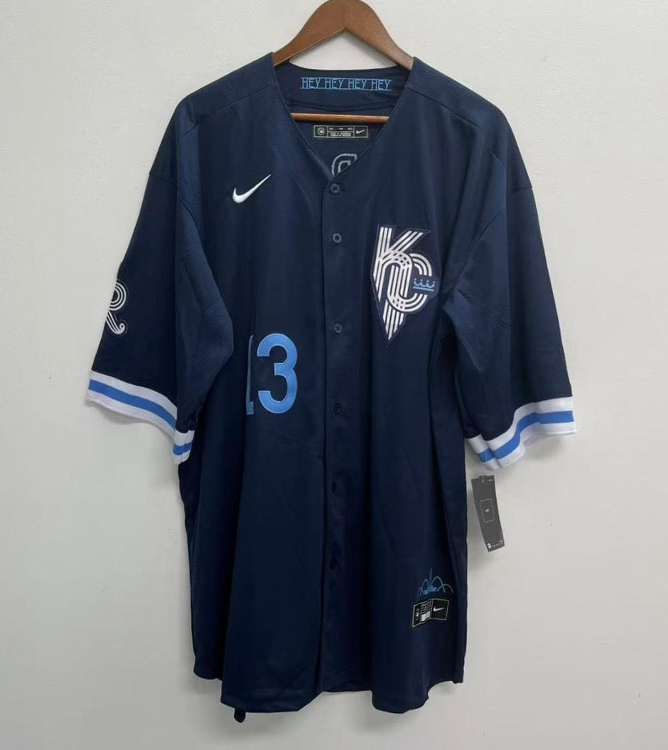 Salvador Pérez YOUTH KIDS Kansas City Royals Official MLB Nike City Connect Limited Jersey