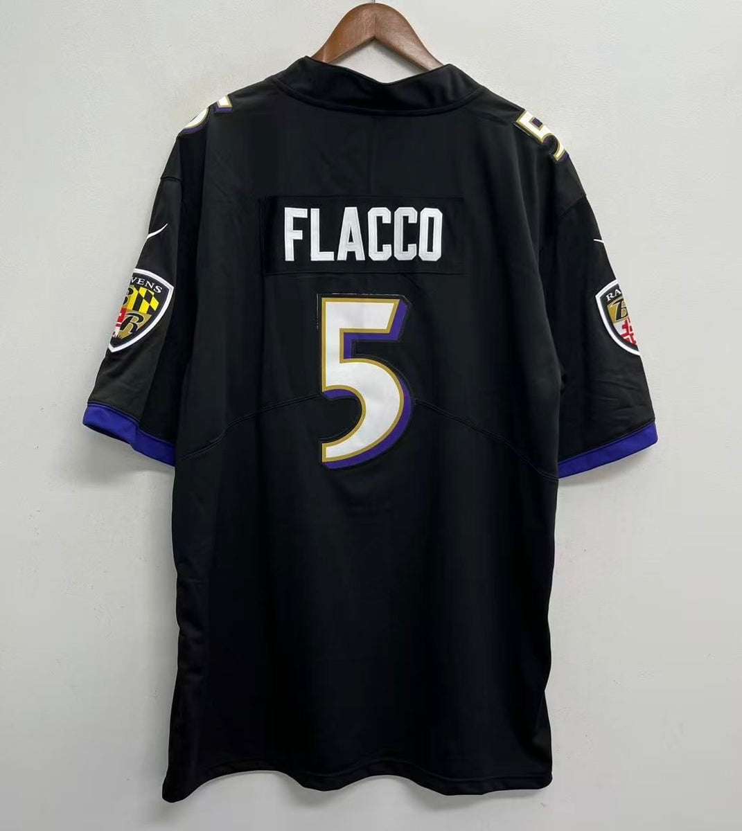 Joe Flacco Baltimore Ravens Official NFL Jersey Nike Black