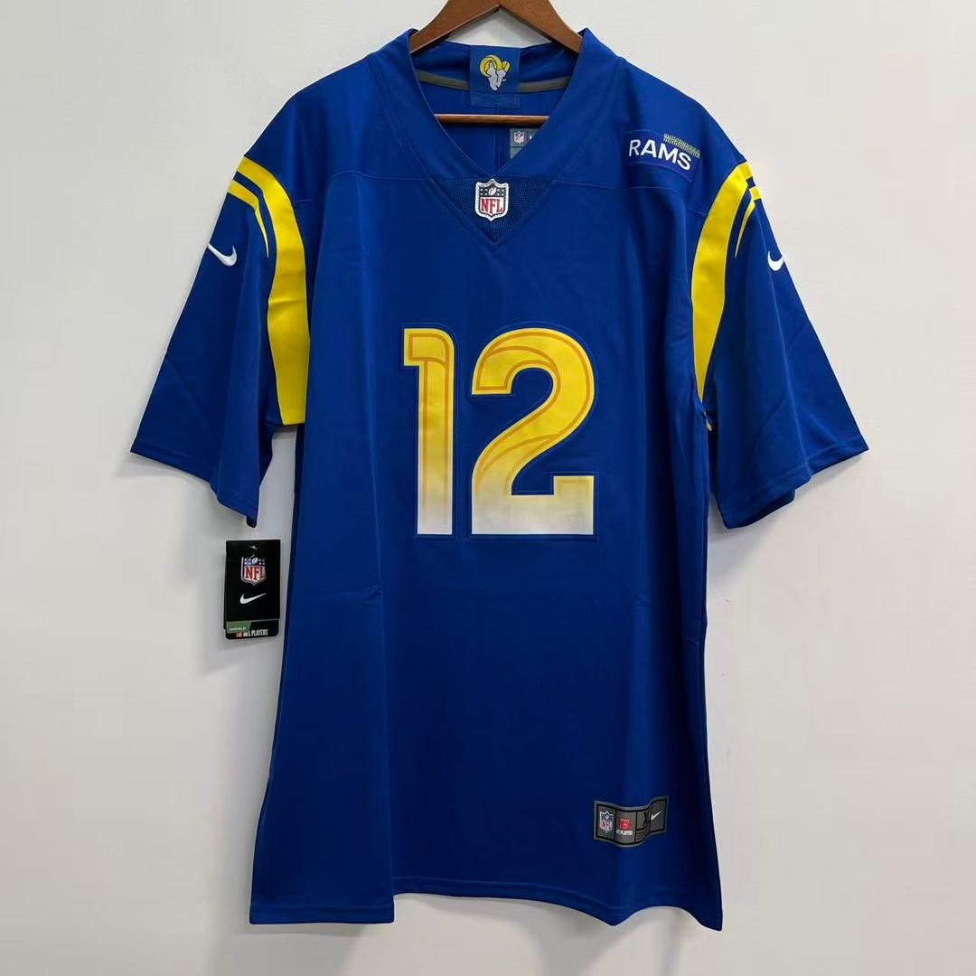 Puka Nacua #12 Los Angeles Rams Official NFL Nike Jersey – Classic