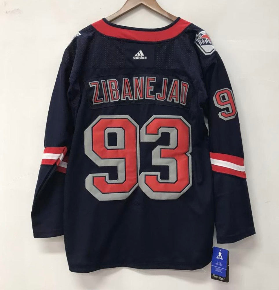 Mika Zibanejad New York Rangers Official NHL Adidas Jersey Statue