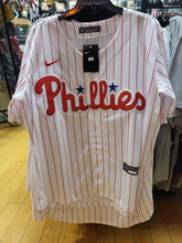Kyle Schwarber Philadelphia Phillies Official MLB Nike Jersey white pinstripes
