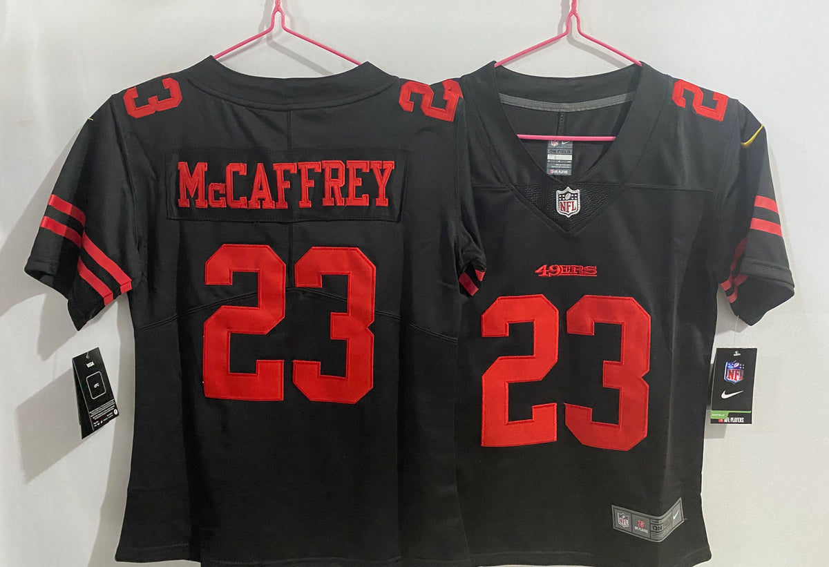 Christian McCaffrey Men's Black Jersey 49ers