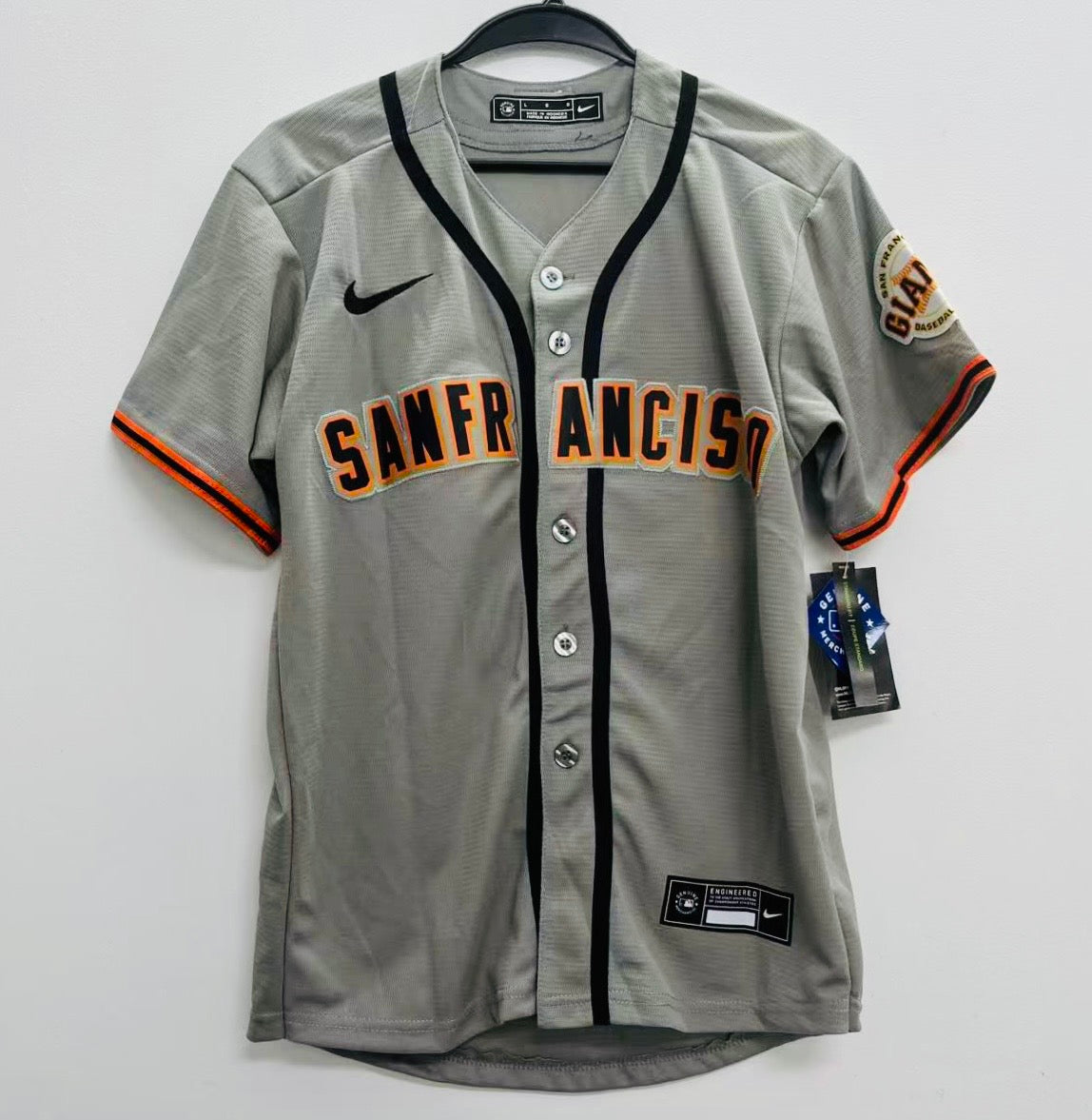 J.H. LEE ユニフォーム 51 GIANTS グレーSサイズ Jung Hoo Lee YOUTH SAN FRANCISCO Giants Official MLB jersey gray