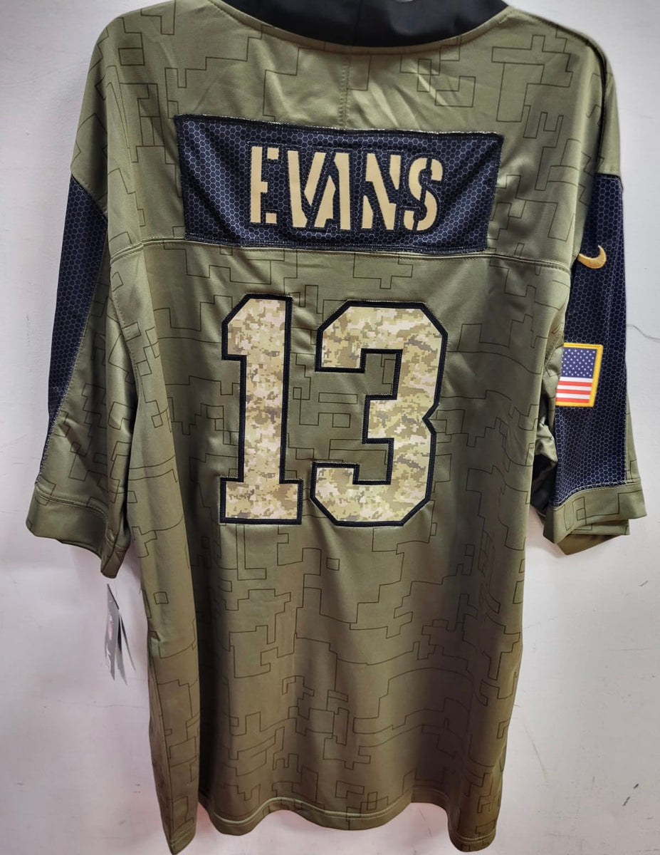 Mike Evans Tampa Bay Buccaneers military salute to service Jersey