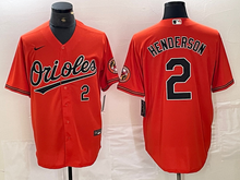 Gunnar Henderson Baltimore Orioles Official MLB Nike Jersey orange