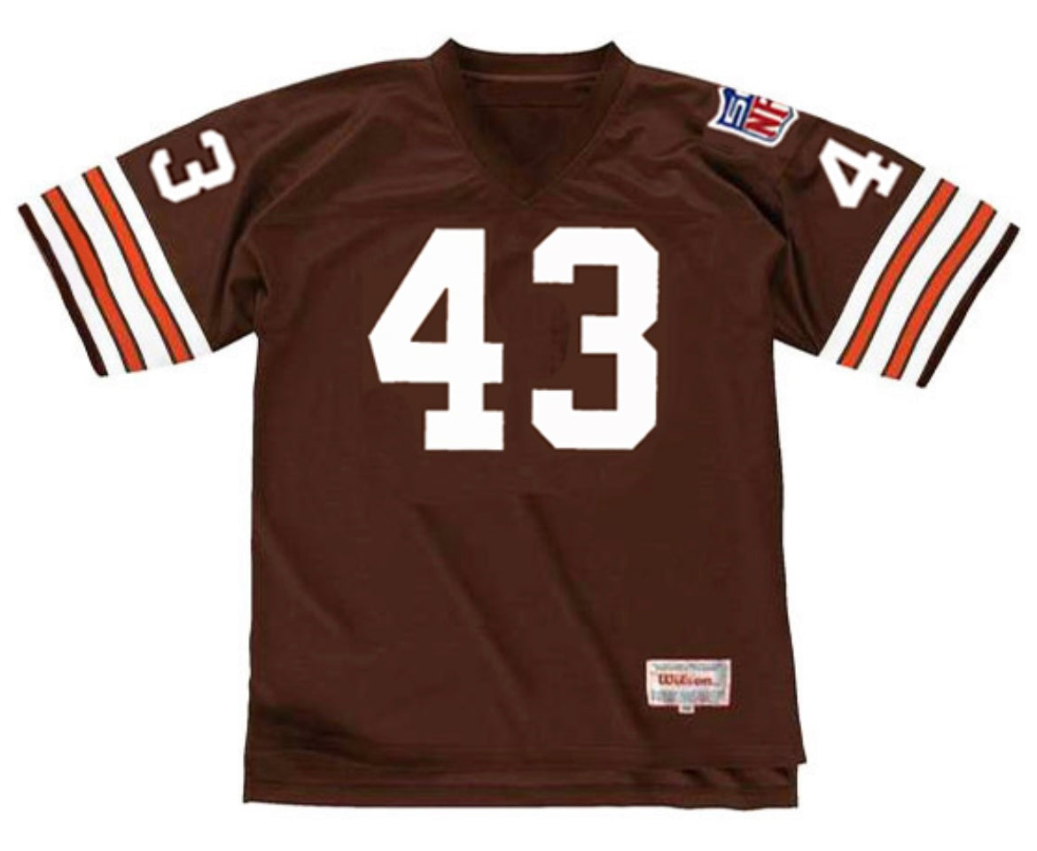 Fair Hooker 1969 Cleveland Browns Official NFL Mitchell Ness Jersey