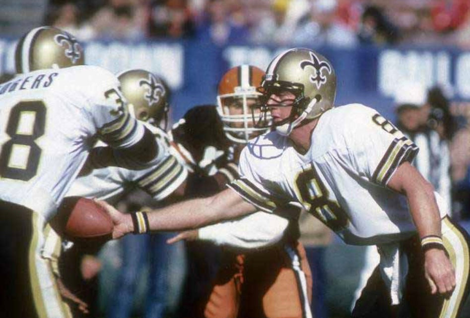 ★神サイズ‼️レア★80sUSA製 ダブルニーオーバーオール BRN 42×30 Any name & Number 1970's 80's New Orleans Saints NFL Mitchell