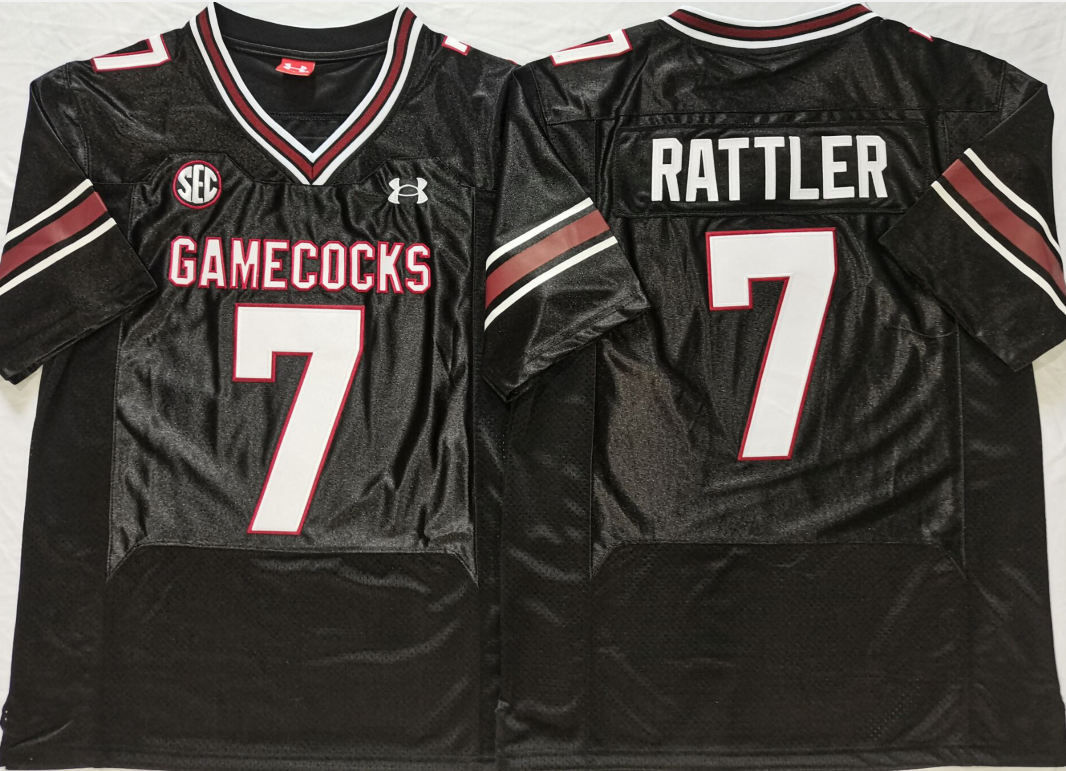 Spencer Rattler South Carolina Gamecocks Jersey black