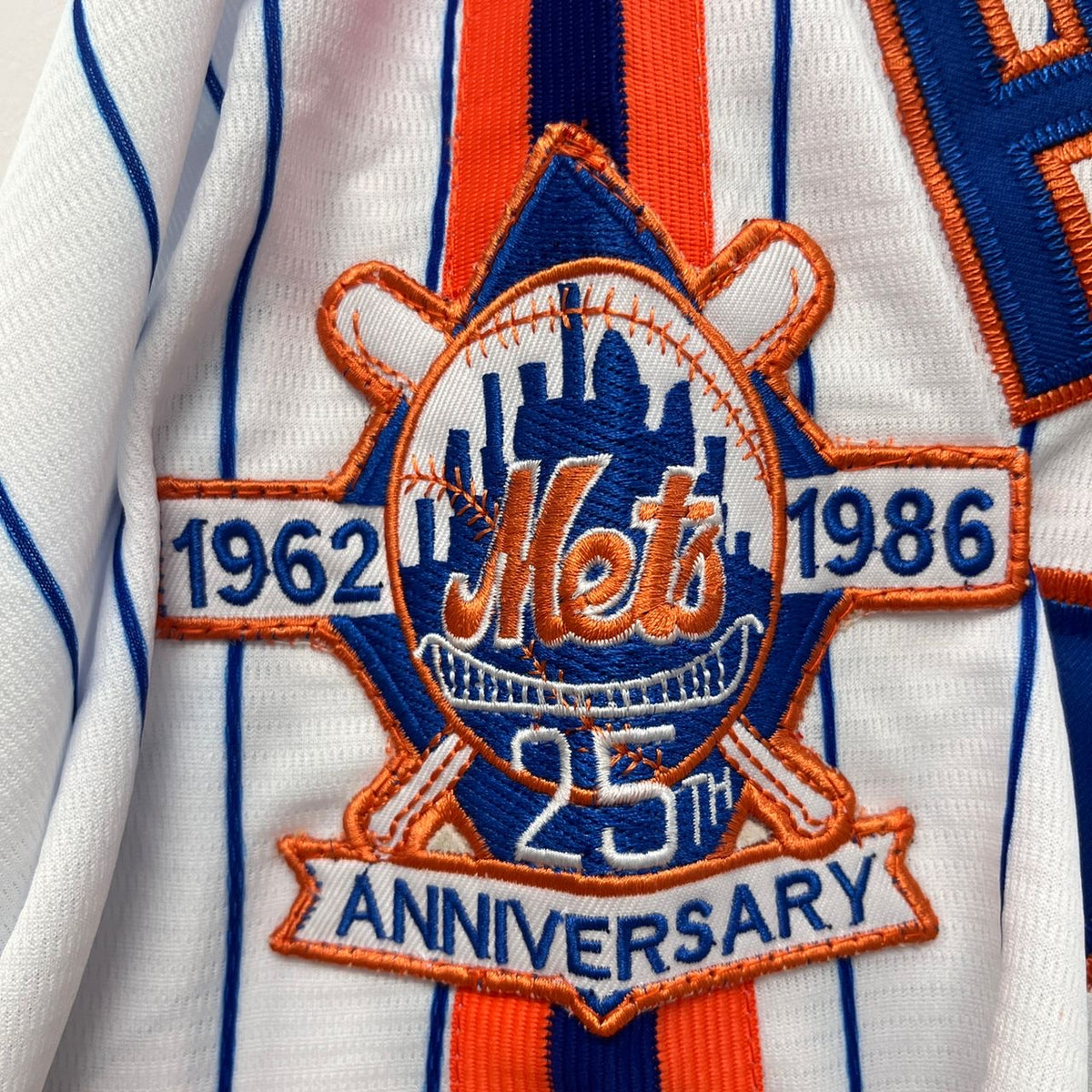 1986 New York Mets World Series Champions Jersey Mitchell & Ness