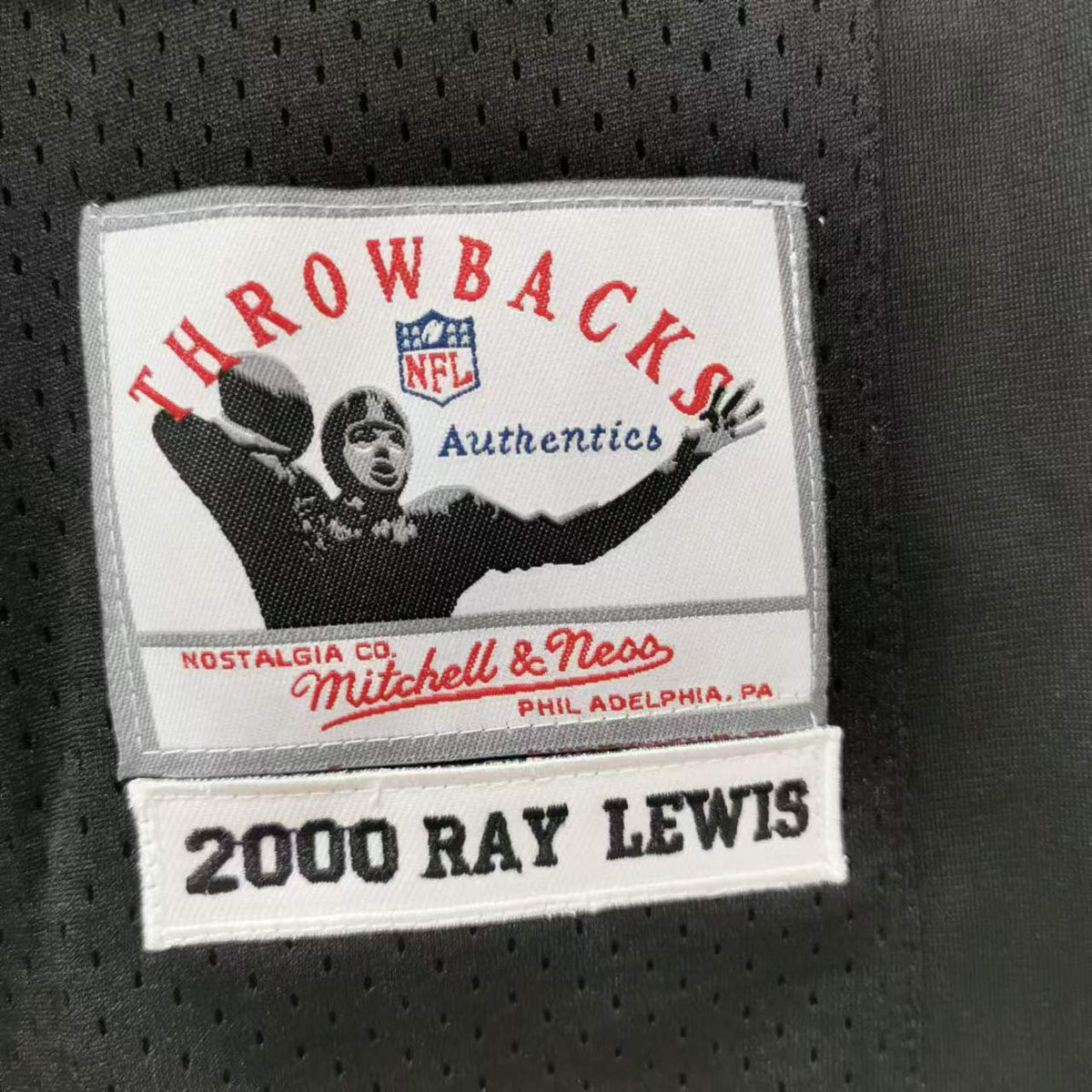 Ray Lewis Baltimore Ravens Jersey Black Mitchell Ness