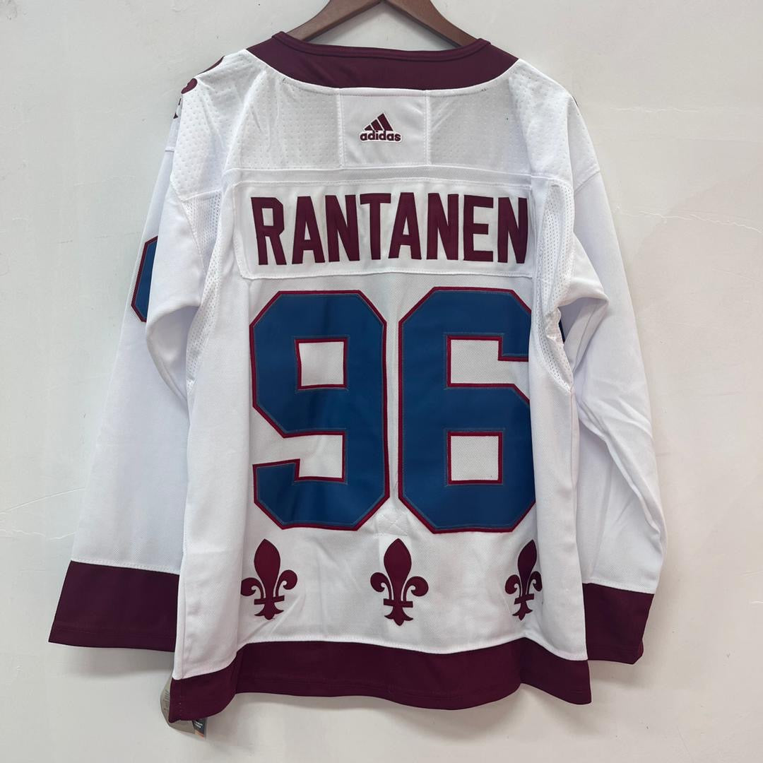 Mikko hot Rantanen Quebec Nordiques Retro Jersey#96 Stanley Cup Finals Small