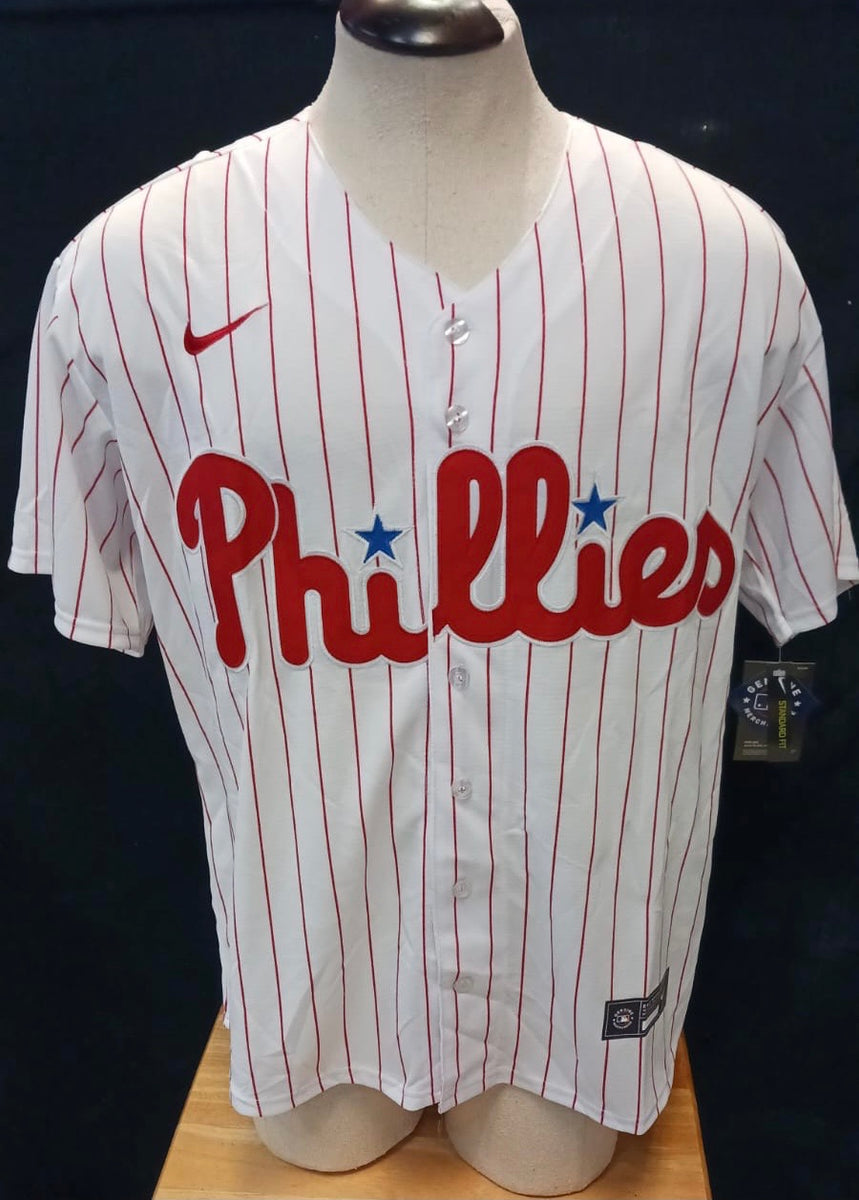 Bryson Stott Philadelphia Phillies Autographed White Replica Baseball Jersey