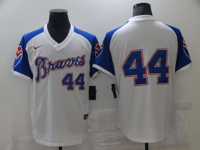 Hank Aaron Atlanta Milwaukee Braves Jersey Nike