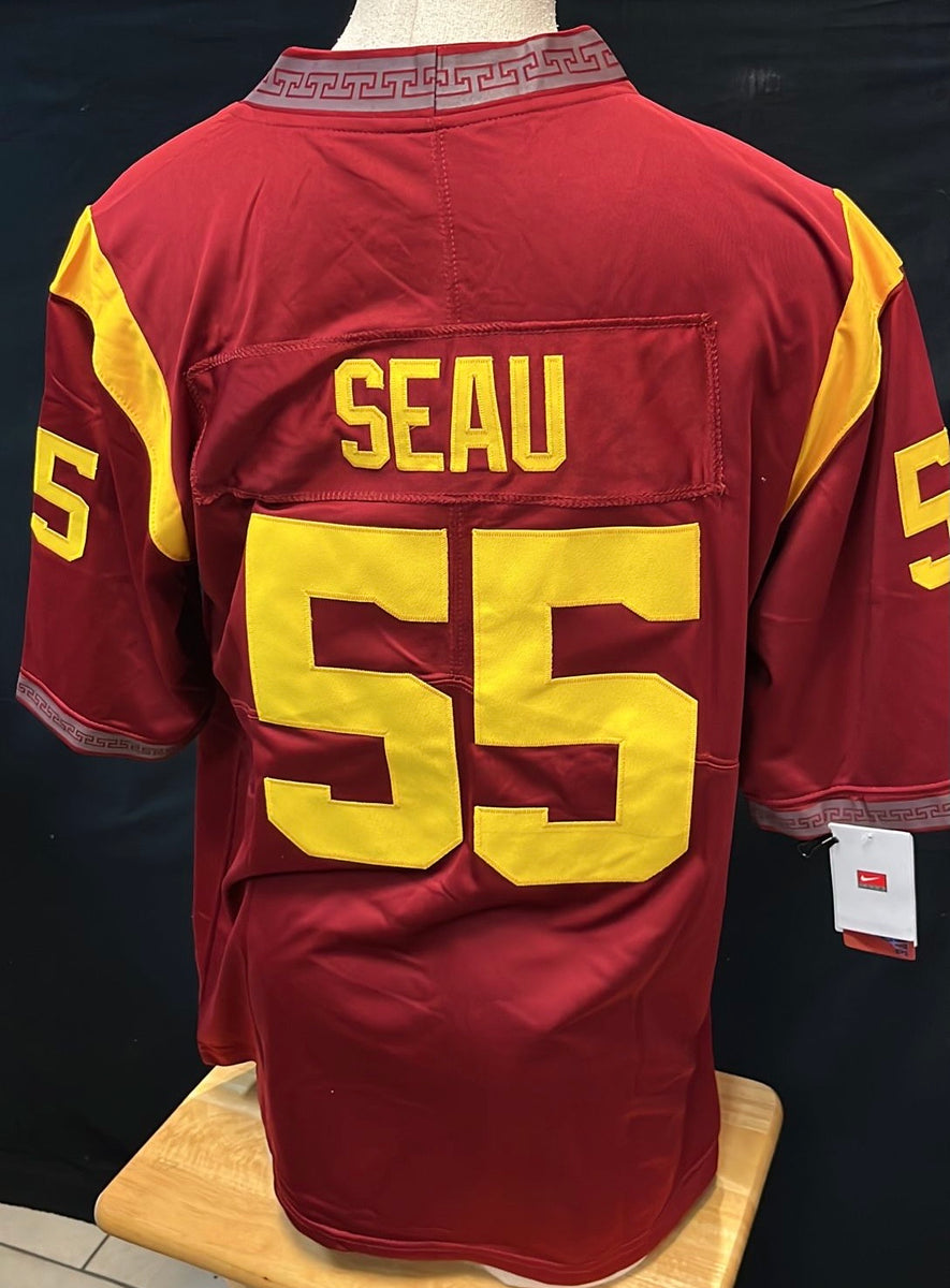 Vintage USC Football Jersey Junior Seau Nike Maroon Throwback