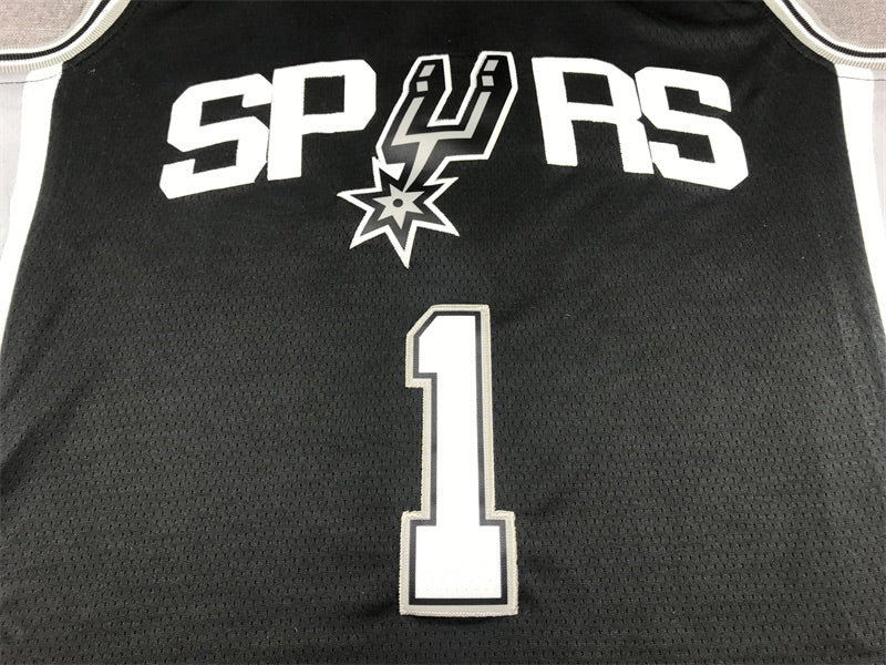 Victor Wembanyama shows San Antonio Spurs uniform number
