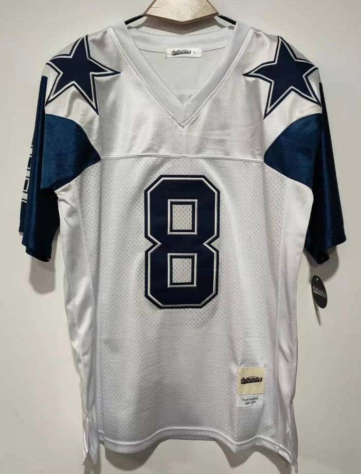 Troy Aikman 3, Dallas Cowboys Double Star Throwback Jersey – Play