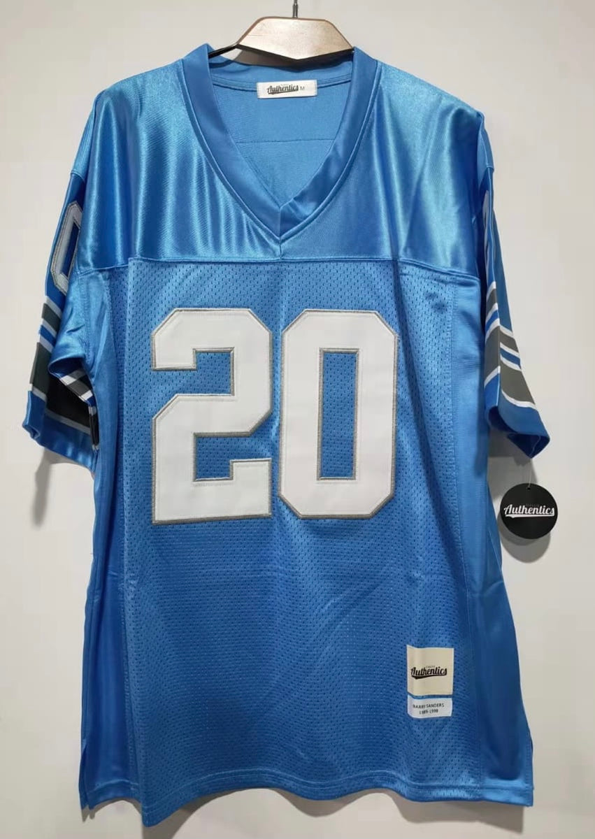 Barry Sanders Detroit Lions Football Jersey -  Worldwide  Shipping