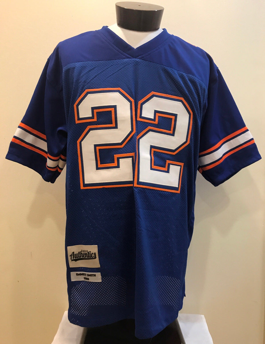 Emmitt Smith 24 Escambia High School Gators Black Football Jersey — BORIZ