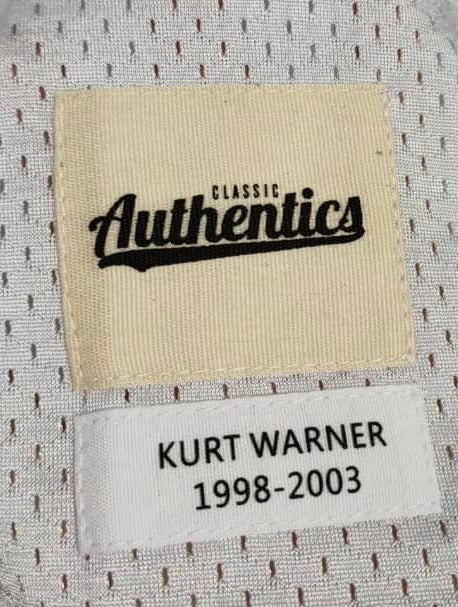 Vintage St. Louis Rams Kurt Warner Jersey Size X-Large