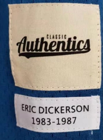 Eric Dickerson Los Angeles Rams Classic Authentics Jersey