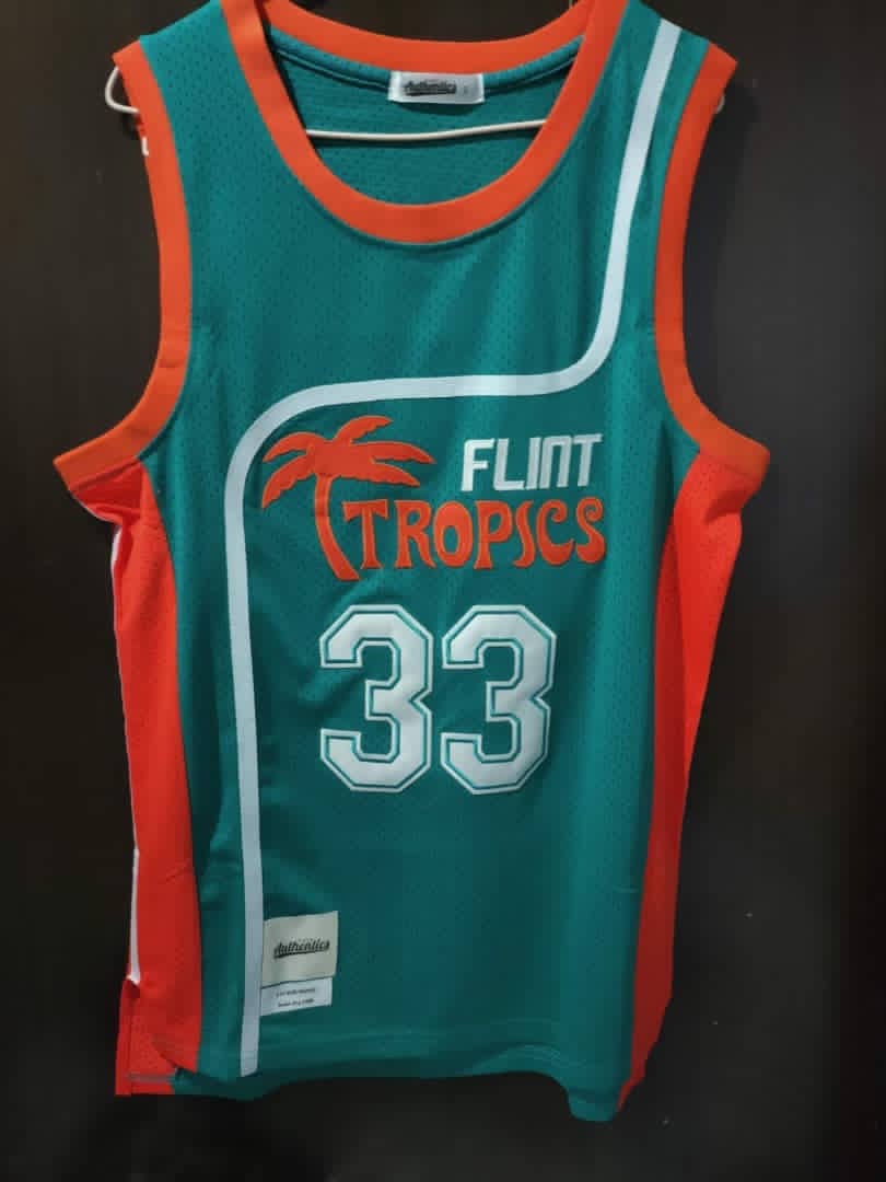 Flint Tropics Semi-Pro Jackie Moon Custom Baseball Jersey 4XL