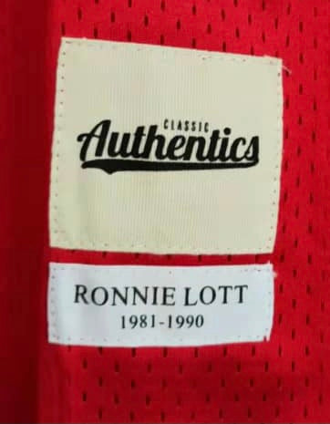 San Francisco 49ers Ronnie Lott Jerseys, Shirts, Apparel, Gear