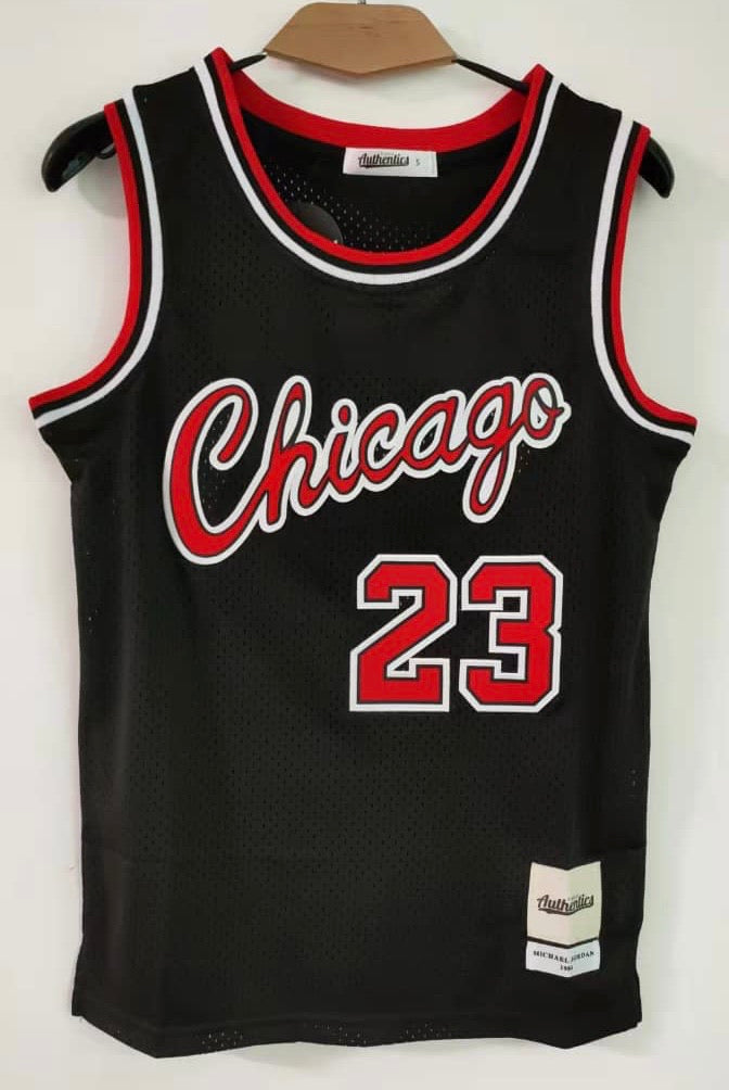 Michael Jordan YOUTH Chicago Bulls Jersey Black