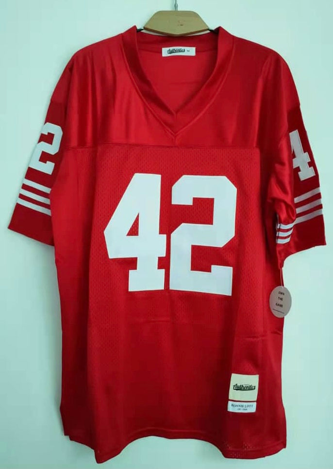 Ronnie Lott San Francisco 49ers Throwback Football Jersey – Best