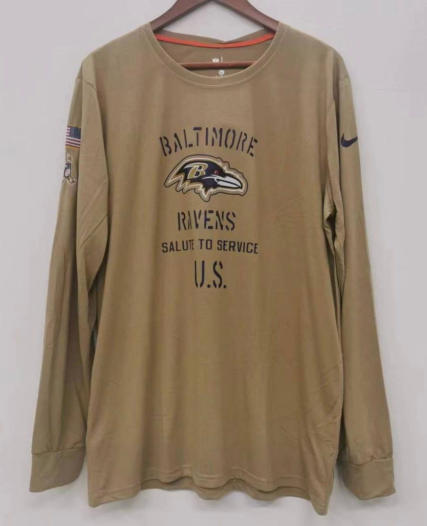 Baltimore Ravens Salute To Service long sleeve shirt