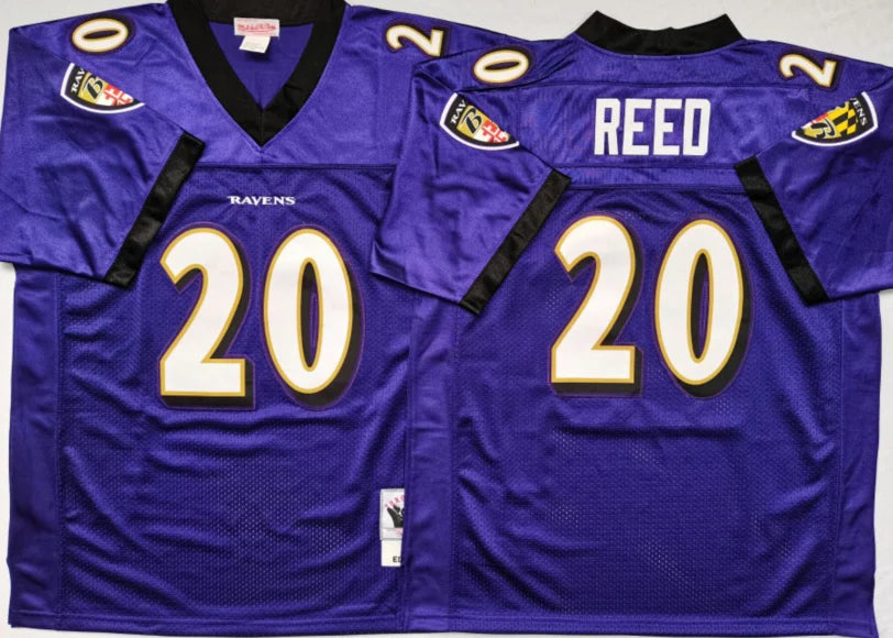 Ed Reed Baltimore Ravens official Mitchell & Ness Jersey Purple