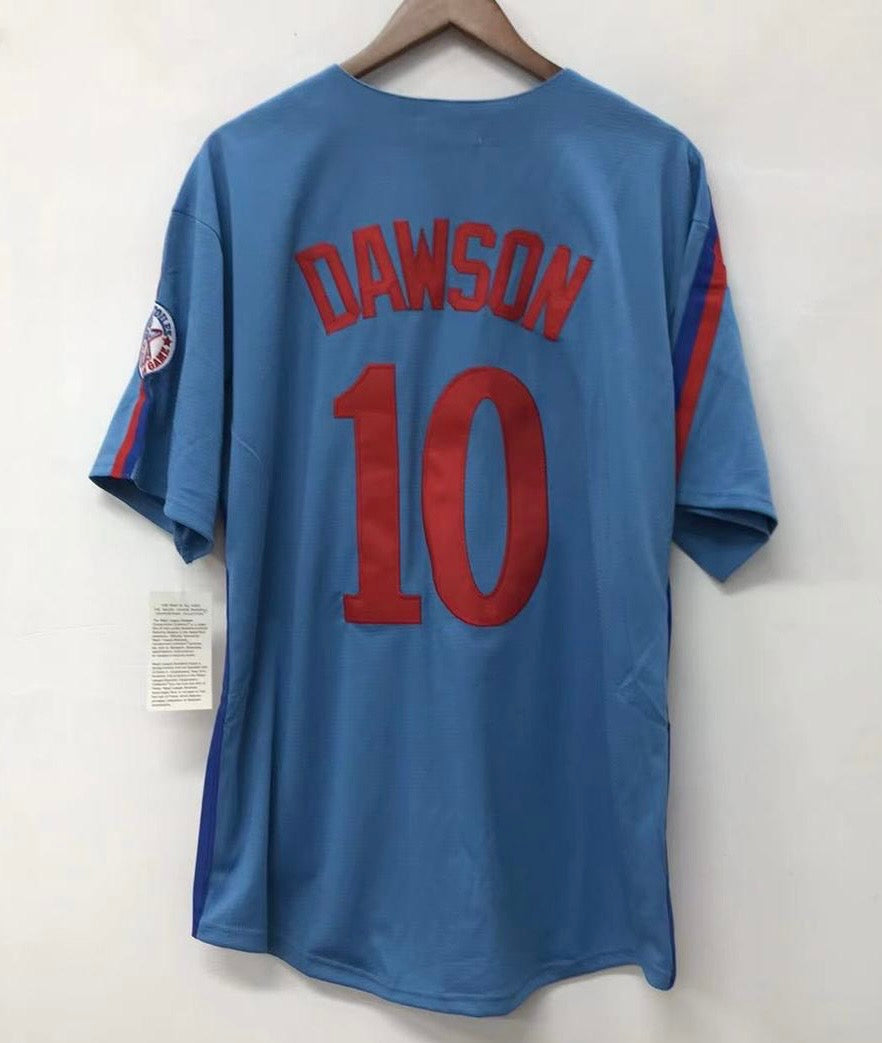 Andre Dawson 1982 Montreal Expos Jersey Mitchell & Ness blue
