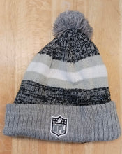 Las Vegas Raiders NFL New Era winter Hat with Pom Pom