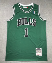Derrick Rose Chicago Bulls Official NBA Green St. Patrick’s Day Jersey