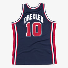 Clyde Drexler USA Olympic Basketball Jersey Mitchell & Ness blue
