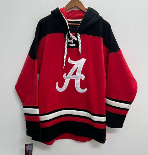 Alabama Crimson Tide Official NCAA Hockey style hoodie