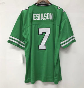 90s STARTER NFL JETS ESIASON #7 ゲームシャツ Boomer Esiason 1994 New York Jets Official NFL Mitchell & Ness