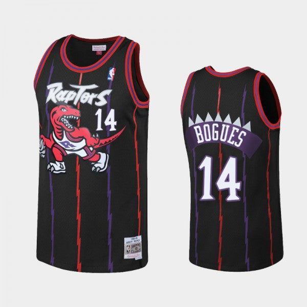 Muggsy Bogues Toronto Raptors Official NBA Mitchell & Ness Jersey
