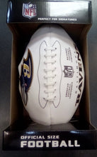 Baltimore Ravens Full Size logo Autograph Signature Football