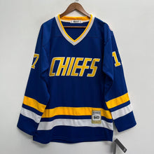 Steve Hansen #17 Charlestown Chiefs Slapshot 1977 Movie blue