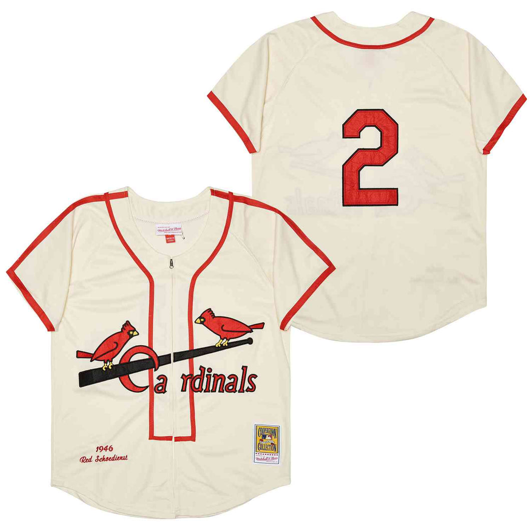 Red Schoendienst St. Louis Cardinals Jersey 1946 Mitchell & Ness