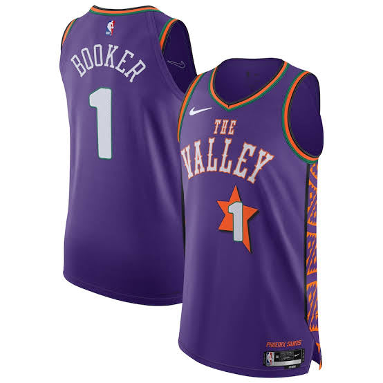 Devin Booker Phoenix Suns Official NBA Nike Jersey The Valley