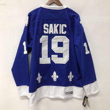 Joe Sakic Quebec Nordiques Jersey CCM blue